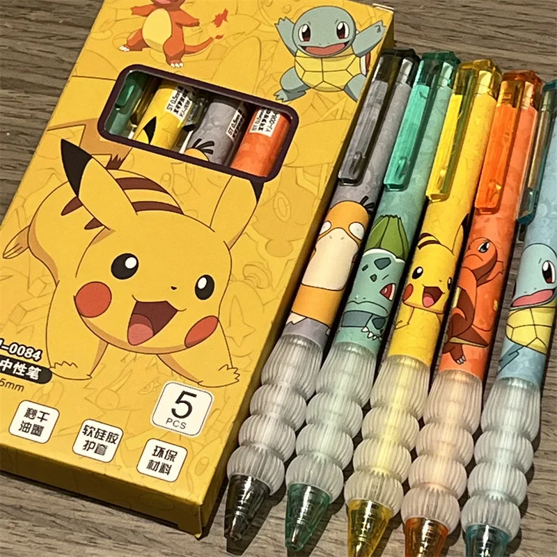 Gel Ink Pen Set - Juego de bolígrafos de Gel Pikachu,