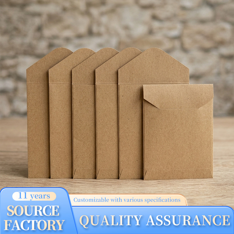 Letter Envelope Kraft - Paquete de 50 Sobres para Semillas,