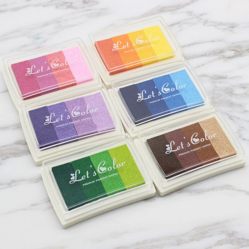 Almohadilla de tinta de 4 colo - Self Inking Stamp reseña y precio