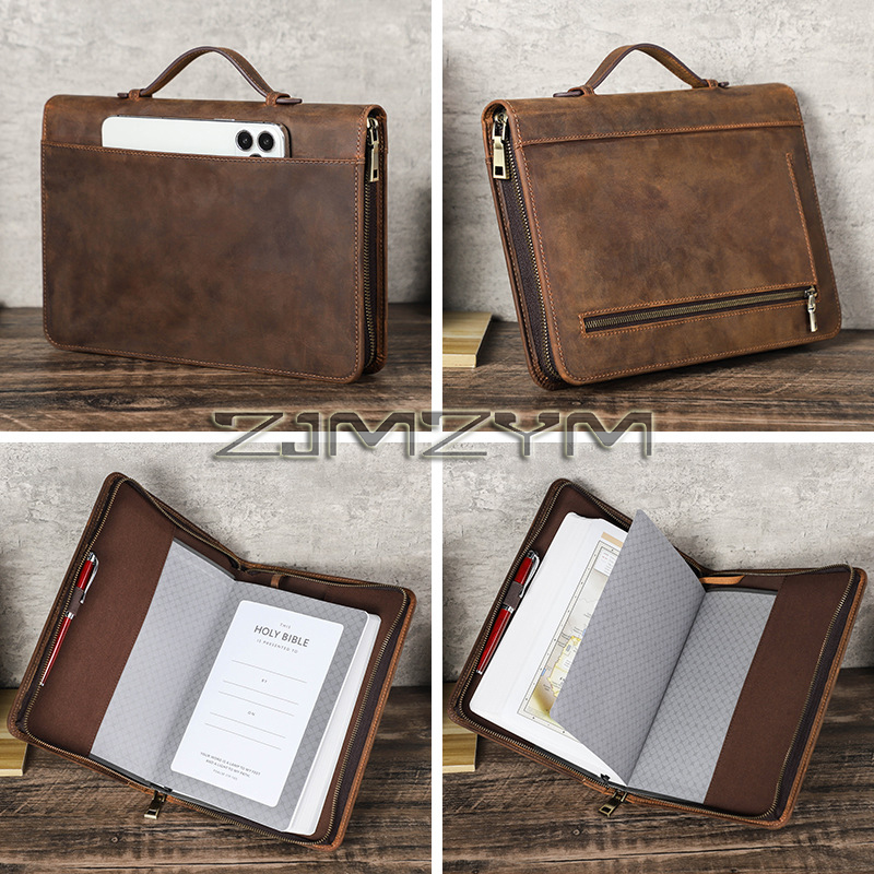 Funda de cuero retro para cuad - Office Stationery Supply Business reseña y precio