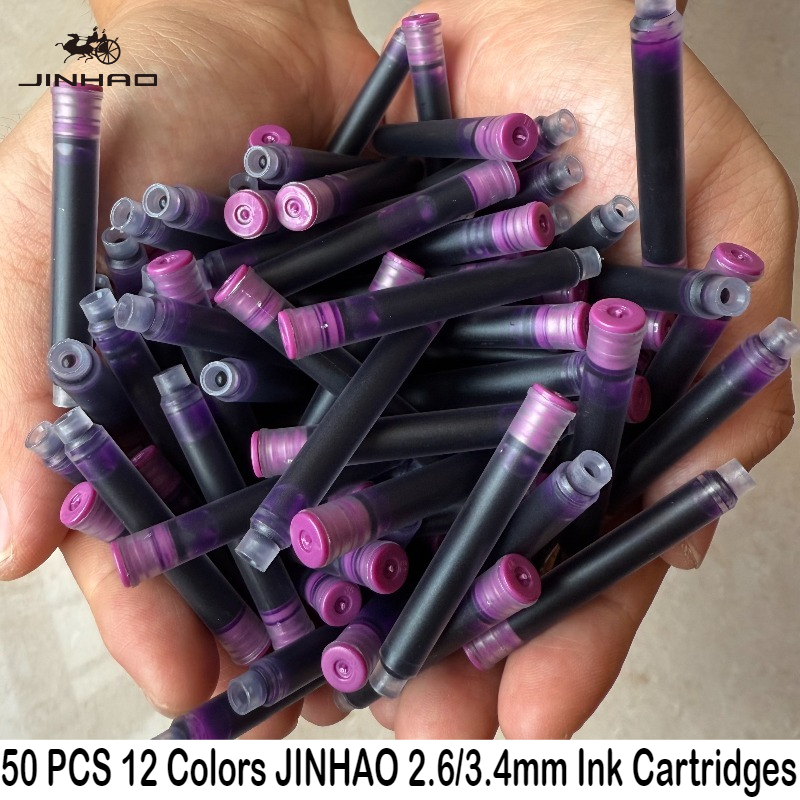 50/12 Uds JINHAO 12 colores 2, - Fountain Pen Ink reseña y precio