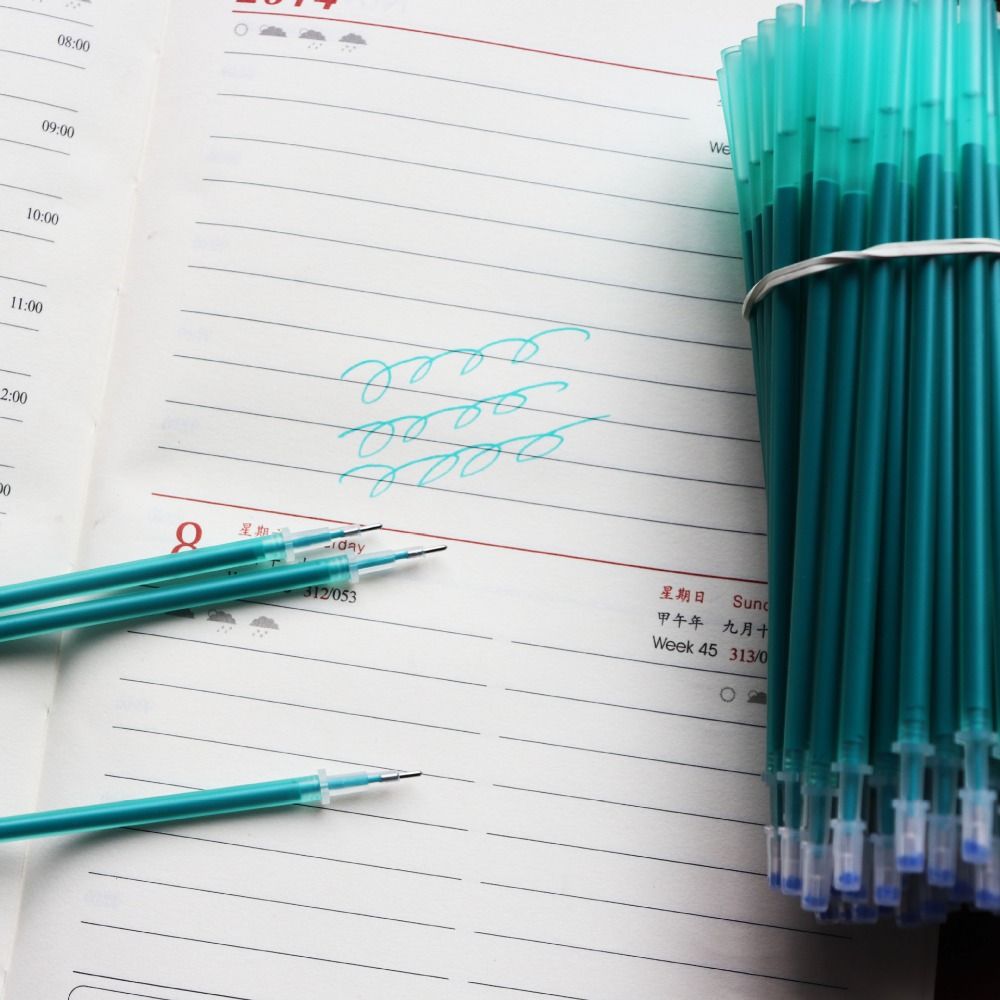 10 unidades/juego de recambios - Gel Ink Pen Set reseña y precio